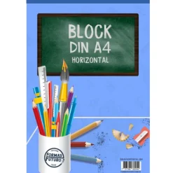 Útiles Y Kits Escolares< Block Din A4 y A3 Sin o Con Rotulado x 20 Hojas Bond | Panafargo