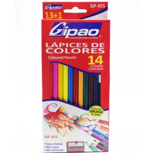 Útiles Y Kits Escolares | Lápices De Colores Escolares< caja colores doble punta y unipunta 4mm Gipao