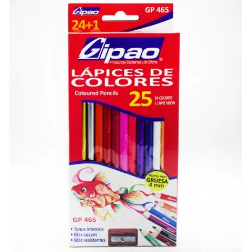 Útiles Y Kits Escolares | Lápices De Colores Escolares< caja colores doble punta y unipunta 4mm Gipao