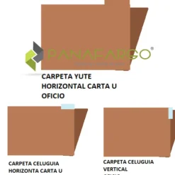Papeleria | Cartón< Carpeta Celuguia | Yute | Tamaño Carta y Oficio | Panafargo