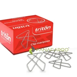 Suministros E Insumos De Oficina< Clip Mariposa Gancho Metálico Standar Triton Por 50 Und