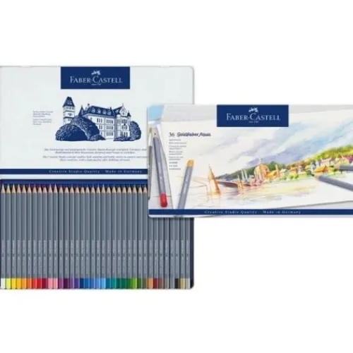 Útiles Y Kits Escolares | Lápices De Colores Escolares< Colores Faber Castell Goldfaber De Caja Metálica X48-X36-24