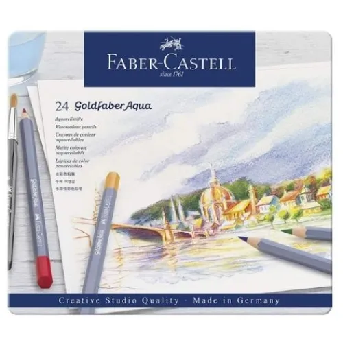 Útiles Y Kits Escolares | Lápices De Colores Escolares< Colores Faber Castell Goldfaber De Caja Metálica X48-X36-24