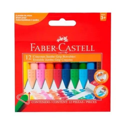 Útiles Y Kits Escolares< crayones faber castell jumbo x12 | Panafargo
