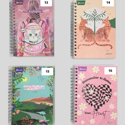 Útiles Y Kits Escolares | Cuadernos Escolares< cuaderno cuadriculado, de pasta dura argollado 5 o 7 Materias pequeño
