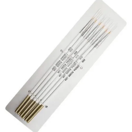 Materiales Y Productos De Arte | Acuarelas< Delineador en pincel blanco fino - cerdas suaves corona | Panafargo