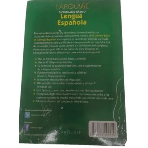 Útiles Y Kits Escolares | Suministros E Insumos De Oficina< Diccionario Español Larousse Básico