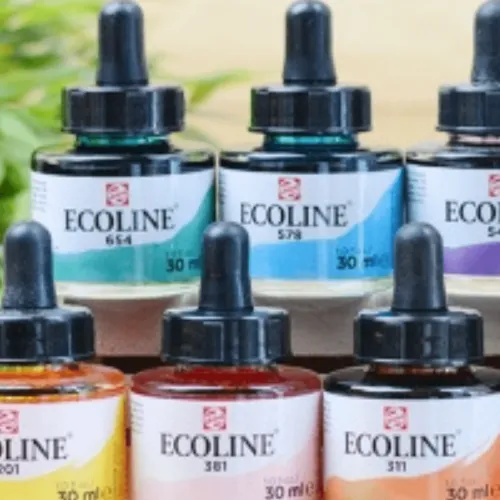 Materiales Y Productos De Arte | Materiales Para Lettering Y Caligrafía< Ecoline acuarela tinta de excelente calidad + Panafargo