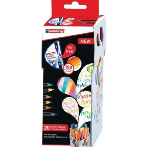 Materiales Y Productos De Arte | Productos Y Materiales Para Caligrafía< Happy Box - Edding Color De Dos Tamaños Basic Y Big