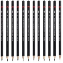 Materiales Y Productos De Arte | Productos Y Materiales Para Caligrafía< Juego De Lápices De Dibujo X12 En Todos Las Gamas