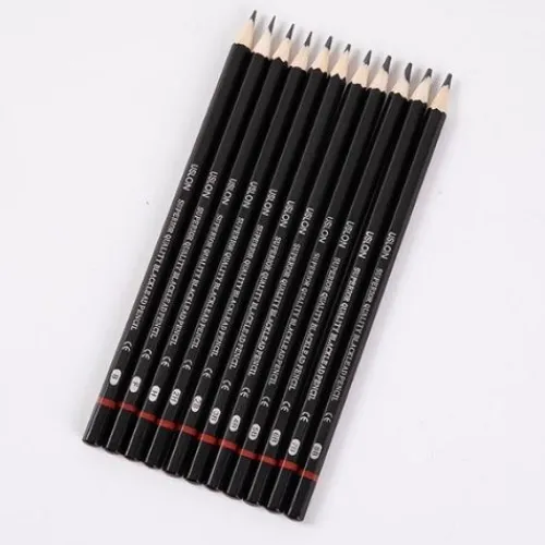 Materiales Y Productos De Arte | Productos Y Materiales Para Caligrafía< Juego De Lápices De Dibujo X12 En Todos Las Gamas