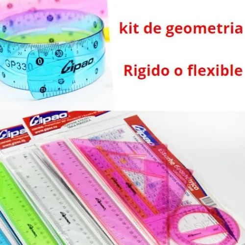 Útiles Y Kits Escolares | Escuadras< kit de geometria Gipao