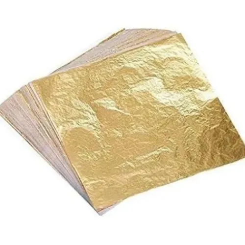 Materiales Y Productos De Arte | Materiales Para Pintar Cuadros< Laminillas Doradas y Plata - Paquete X25 Laminillas