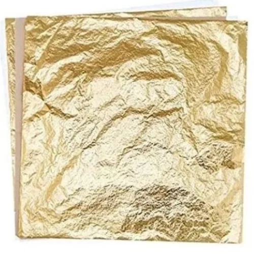 Materiales Y Productos De Arte | Materiales Para Pintar Cuadros< Laminillas Doradas y Plata - Paquete X25 Laminillas