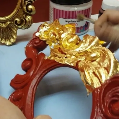 Materiales Y Productos De Arte | Materiales Para Pintar Cuadros< Laminillas Doradas y Plata - Paquete X25 Laminillas