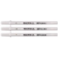 Papeleria< Lapicero gelly roll blanco de la marca Sakura - Panafargo