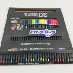 Útiles Y Kits Escolares | Materiales Y Productos De Arte< lapices de color Gipao Black, caja x30 y x15 unidades