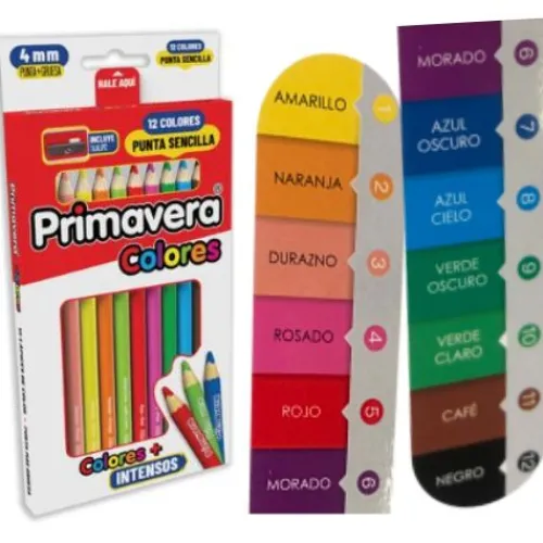 Útiles Y Kits Escolares< lapiz de color una punta o doble punta primavera