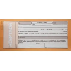 Suministros E Insumos De Oficina | Accesorios Para Oficina Escritorio< Letra De Cambio | Panafargo