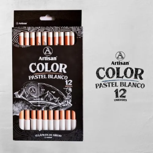 Útiles Y Kits Escolares | Lápices De Colores Escolares<Artisan Lápiz pastel color blanco o piel | Panafargo