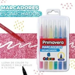 Suministros E Insumos De Oficina | Insumos De Escritura< Marcador Escarchado X 6 Primavera Punta 3.8 mm
