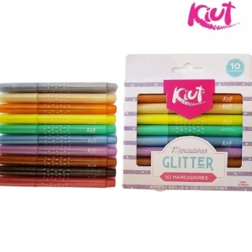 Materiales Y Productos De Arte | Materiales Para Lettering Y Caligrafía< Marcadores Kiut Glitter X10 Norma