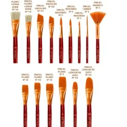 Materiales Y Productos De Arte | Materiales Para Pintar Cuadros< paquete de pinceles mixtos, Ah royal