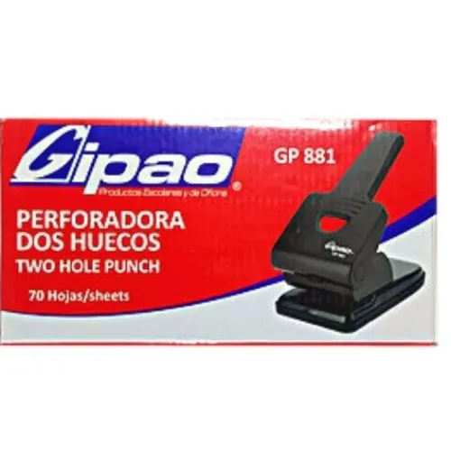 Papeleria | Suministros E Insumos De Oficina< Perforadora | Marca Gipao 881 | Panafargo