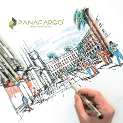 Papeleria | Materiales Y Productos De Arte< Pigma brush pen marcadores para lettering Sakura + Panafargo