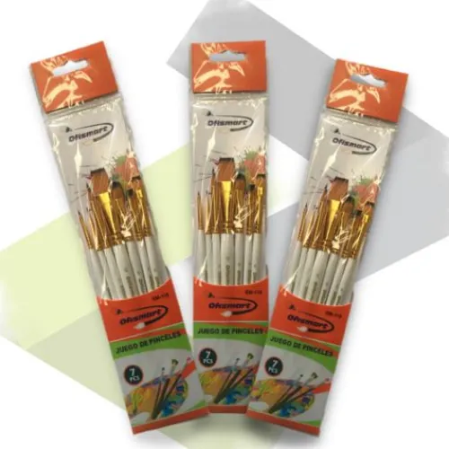 Materiales Y Productos De Arte | Materiales Para Pintar Cuadros< Pinceles Ofismart X 7 | Panafargo