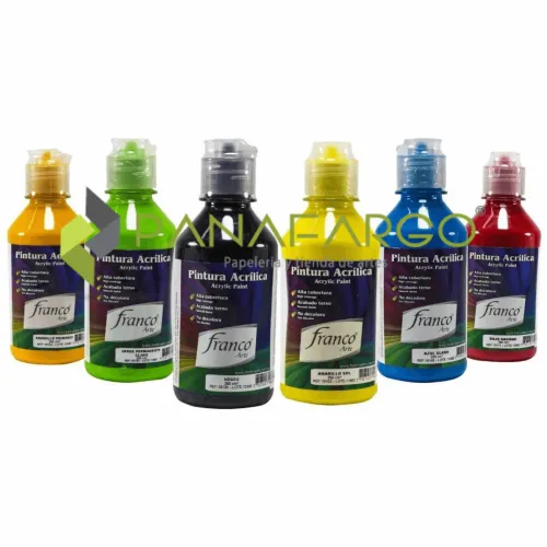Materiales Y Productos De Arte | Materiales Para Pintar Cuadros< Pintura Acrílica Franco Arte al Frio X 250 ml