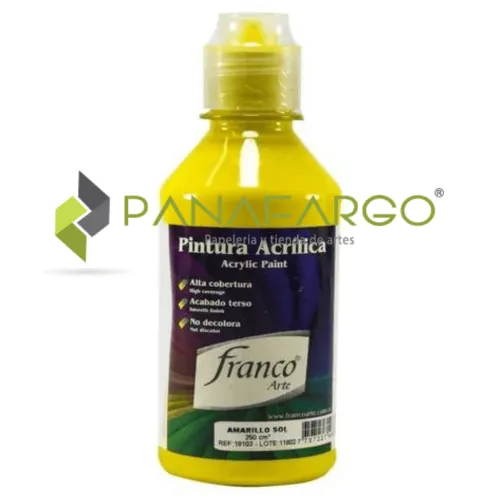 Materiales Y Productos De Arte | Materiales Para Pintar Cuadros< Pintura Acrílica Franco Arte al Frio X 250 ml