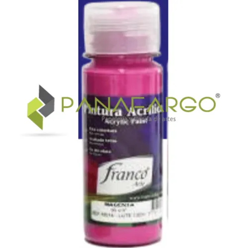 Materiales Y Productos De Arte | Materiales Para Pintar Cuadros< Pintura Acrílica pequeña franco arte 60 cc magenta