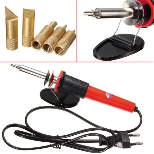 Materiales Y Productos De Arte< pirograbador Ah Royal, con 6 puntas diferentes