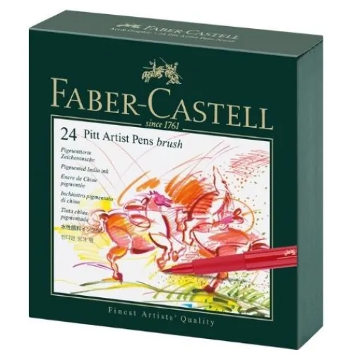 Materiales Y Productos De Arte | Materiales Para Lettering Y Caligrafía< Pitt Artist Pens Brush - Marcadores Faber Castell X12 Y X24