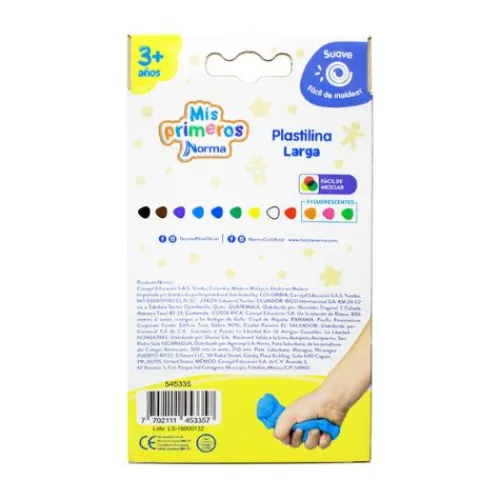 Útiles Y Kits Escolares | Materiales Y Productos De Arte< Plastilina Norma Paquete de 12 Unidades