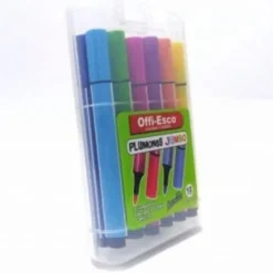 Materiales Y Productos De Arte | Materiales Para Lettering Y Caligrafía< Plumones Jumbo Offiesco - X12 Triangulares Lavables