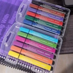 Materiales Y Productos De Arte | Materiales Para Lettering Y Caligrafía< Plumones Jumbo Offiesco - X12 Triangulares Lavables