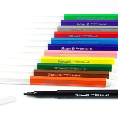 Materiales Y Productos De Arte | Materiales Para Lettering Y Caligrafía< Plumones Pelikan Markana Twist Paquete De 18 + 6