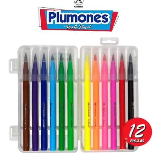 Materiales Y Productos De Arte | Materiales Para Lettering Y Caligrafía< plumones punta pincel, Artisan x12, 24 0 48 unidades