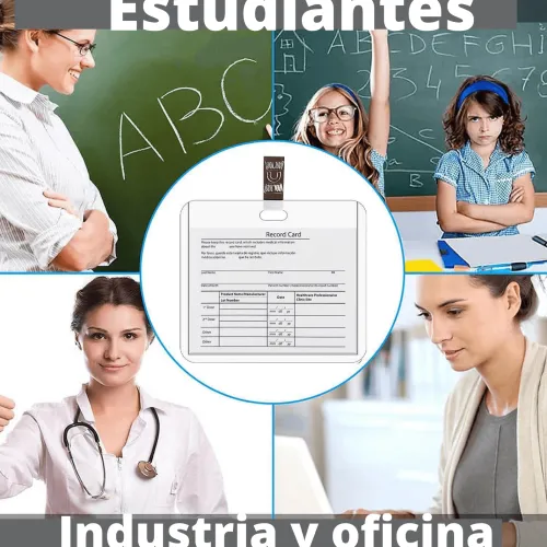 Útiles Y Kits Escolares | Suministros E Insumos De Oficina< Porta Escarapela Vinilo Horizontal X 100 Unds