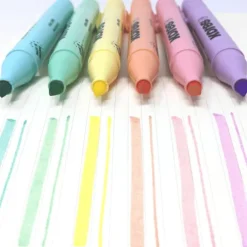 Suministros E Insumos De Oficina | Insumos De Escritura< Resaltador Kores Pastel Grueso X 6 Colores