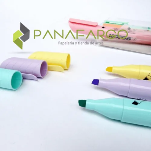 Suministros E Insumos De Oficina | Insumos De Escritura< Resaltador Kores Pastel Grueso X 6 Colores