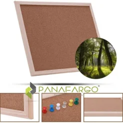 Suministros E Insumos De Oficina< Tablero de Corcho Barato con Marco de Madera