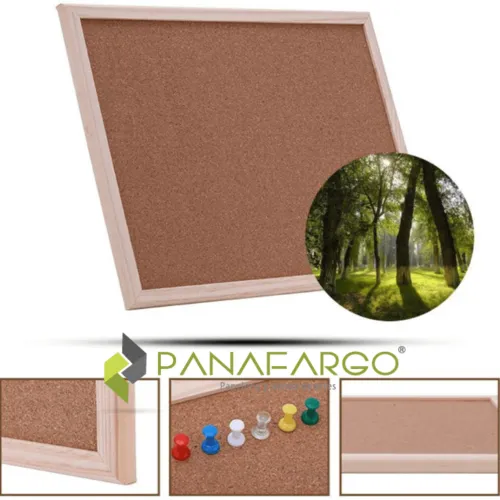 Suministros E Insumos De Oficina< Tablero de Corcho Barato con Marco de Madera