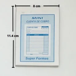 Suministros E Insumos De Oficina | Formas Preimpresas Administrativas< Talonario Cuenta De Cobro Periódico - En Todos Los Tamaños